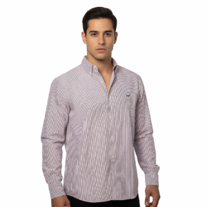 Camisa Rayada Rosado Claro