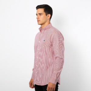 Camisa Rayada Roja